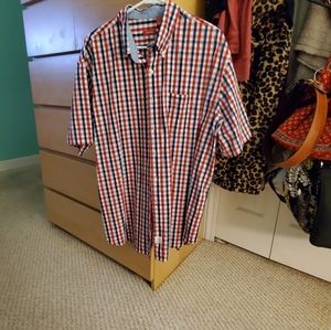 Izod Checkered Dress Shirt